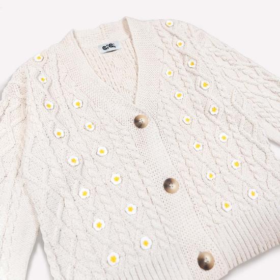  지지 니트웨어 가디건 데이지 코튼 - GIGI KNITWEAR