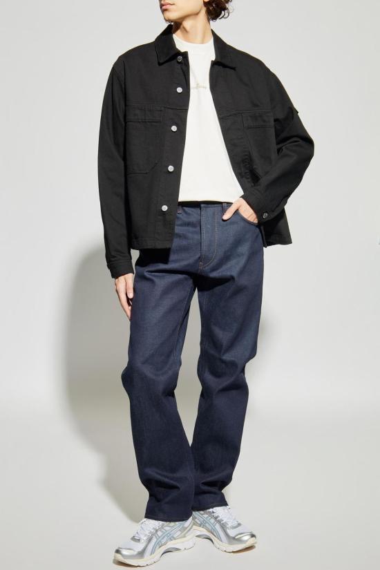  스톤 아일랜드 데님 팬츠 스트레이트 레그 진 인디고 - STONE ISLAND