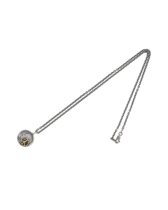  노스 웍스 네크리스 노스웍스 10 브라스 피스 펜던트 목걸이 실버 - NORTH WORKS