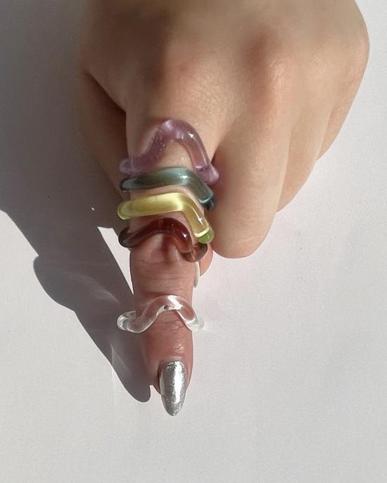  Unknown 반지 코발트 웨이브 - OTHER BRANDS