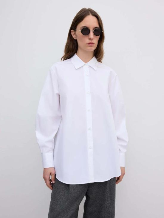  House of Dagmar 셔츠 하우스 오브 다그마 릴렉스드 포플린 셔츠