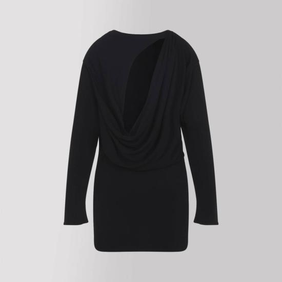  자크뮈스 숏 원피스 미스트랄 미니 드레스 블랙 - JACQUEMUS