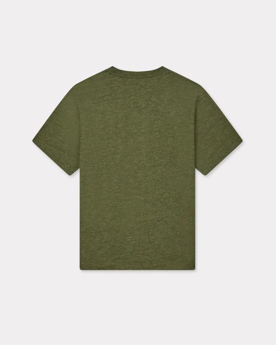  겐조 탑 켄조 티셔츠 카키색 - KENZO