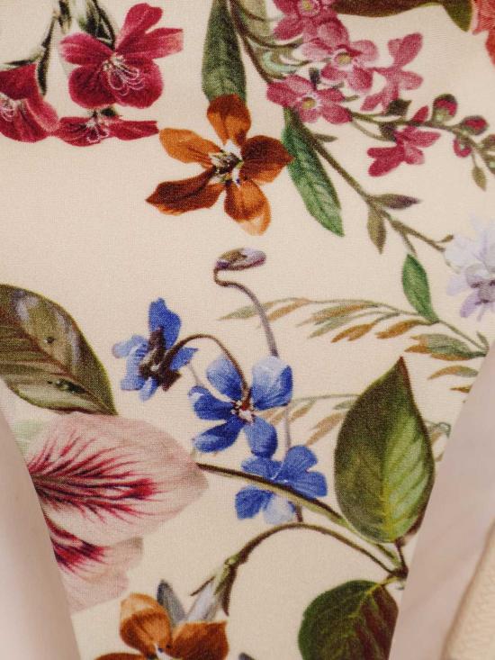  짐머만 비키니 수영복 씨 클로딩 비키니 탑 바닐라 플로럴 - ZIMMERMANN