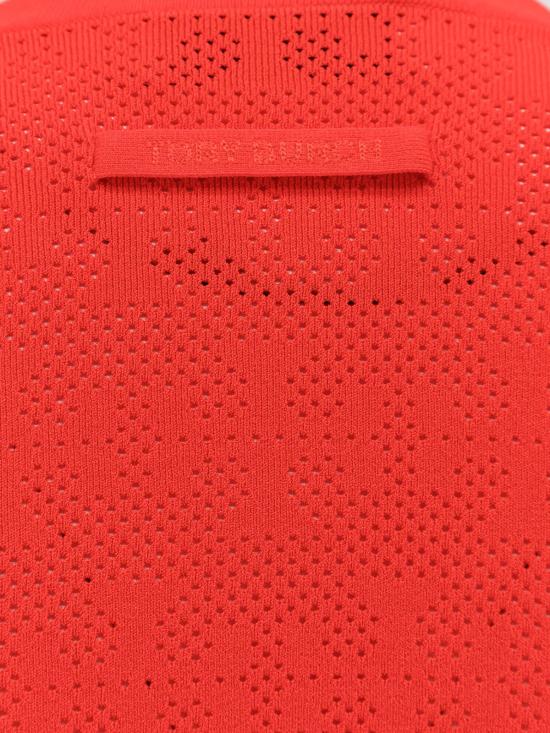  토리버치 가디건 T 모노그램 자카드 비스코스 블렌드  블레이징 레드 - TORY BURCH