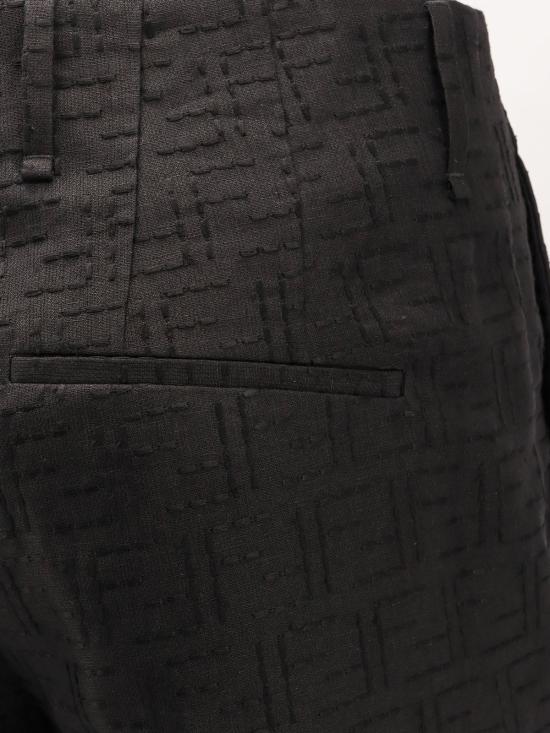  펜디 스트레이트 팬츠 블랙 팬츠 - FENDI