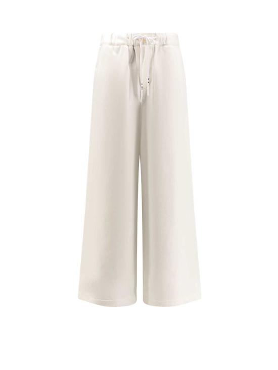  마르니 스트레이트 팬츠 오가닉 코튼 조거 팬츠 화이트