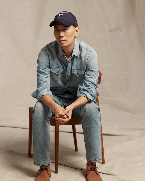  Billy Reid 데님 셔츠 빌리 리드 쇼울스 데님  데님 워싱 - OTHER BRANDS