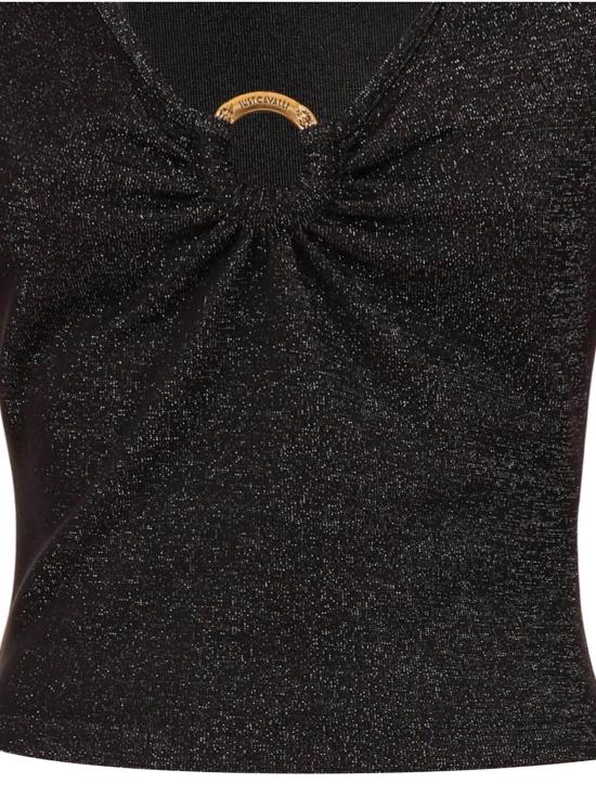  로베르토 카발리 긴팔 티셔츠 저스트 카발리 긴팔 블랙 - ROBERTO CAVALLI