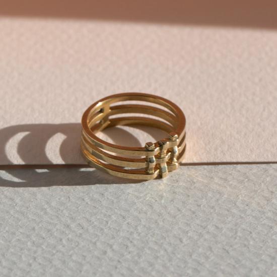  린지 루이스 주얼리 반지 린지 루이스 크로스해치 링 - LINDSAY LEWIS JEWELRY