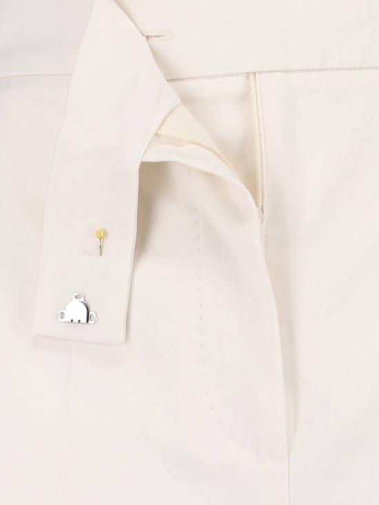  막스마라 스트레이트 팬츠 맥스 마라 피니시 와이드 팬츠 화이트 - MAX MARA