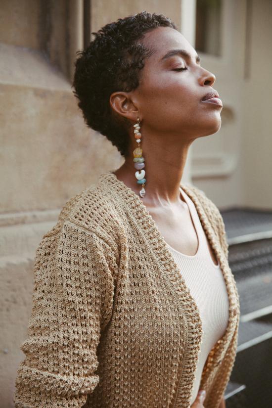  수브니어 이어링 Svnr 핸드메이드 포지타노 귀걸이 - SVNR