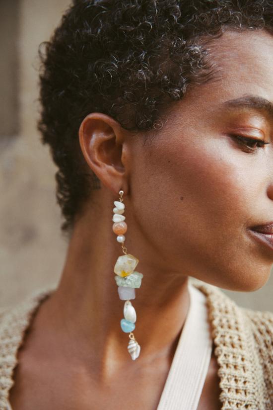  수브니어 이어링 Svnr 핸드메이드 포지타노 귀걸이