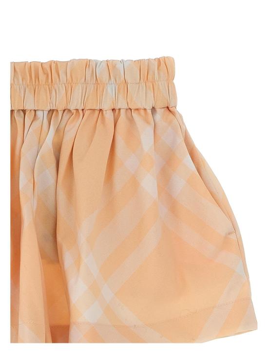  [키즈] 버버리 쇼츠/버뮤다 키즈 체크 반바지 핑크색 - BURBERRY