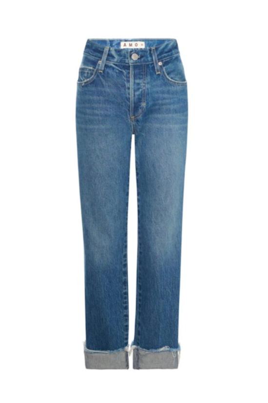  아모 데님 데님 팬츠 캠린 진