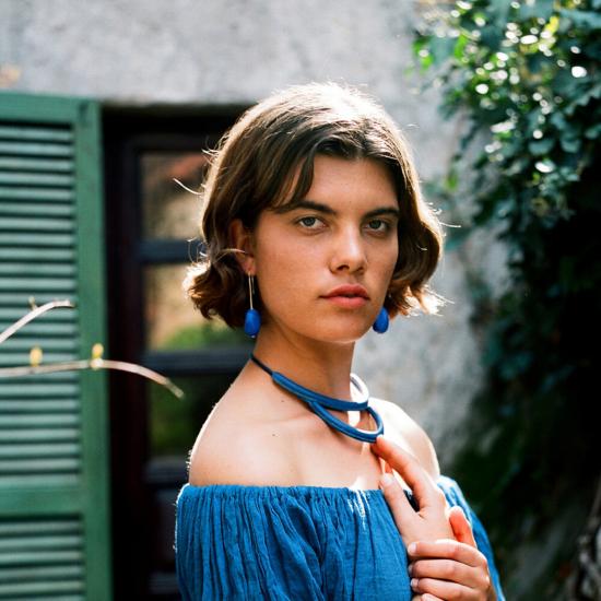  크레시오니 이어링 Crescioni Oliva 귀걸이 블랙 - CRESCIONI