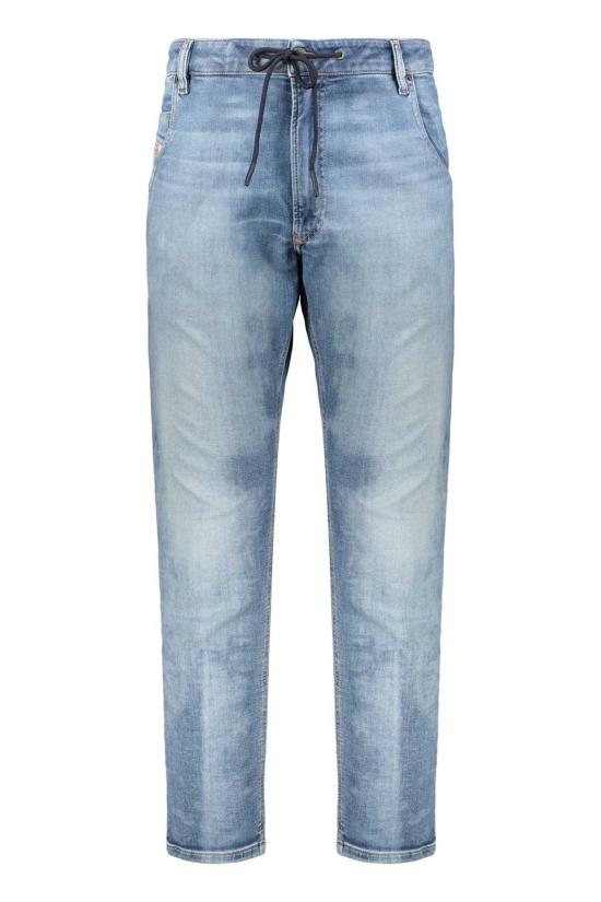  디젤 데님 팬츠 모던 컴포터블 라이트 워시 블루 진