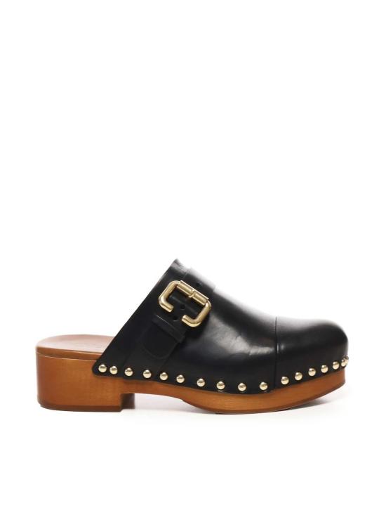  끌로에 뮬/슬리퍼 자넷 뮬 블랙