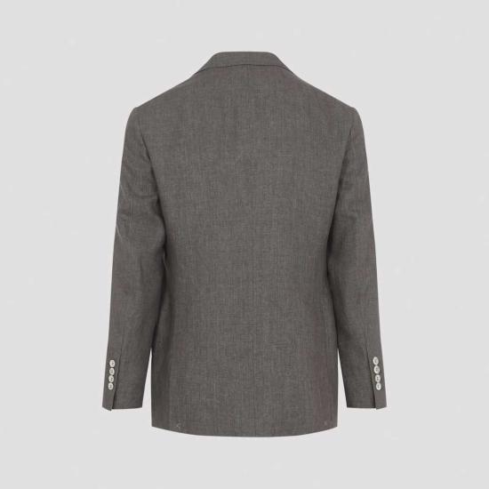  브루넬로 쿠치넬리 수트 자켓 Brunello Cucinelli 리넨 재킷 Nocciola - BRUNELLO CUCINELLI