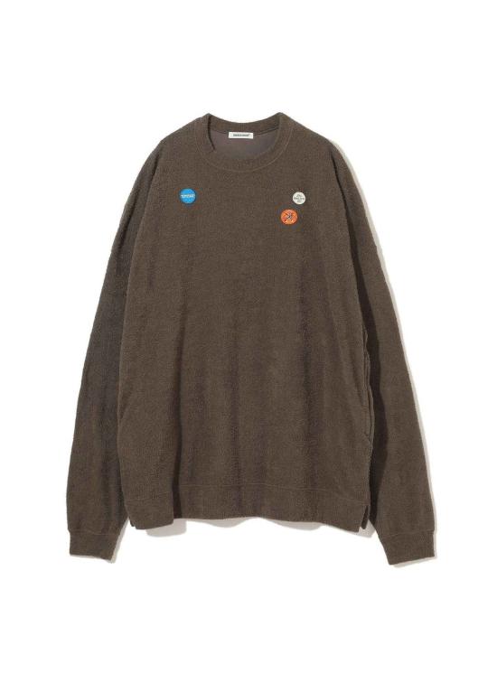  언더커버 스웨터 자수 배지 풀오버