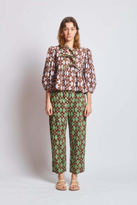  RUJUTA SHETH 블라우스 루주타 셰스 아미라  팩맨 프린트 - OTHER BRANDS