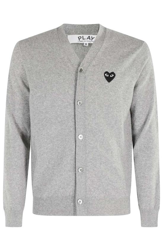  꼼데가르송 스웨터 Comme Des Garçons 플레이 골드 엠블럼 블랙 하트