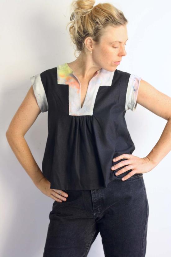  Myrtle x Parry Dodge 블라우스 머틀 X 패리 닷지 제니 탑