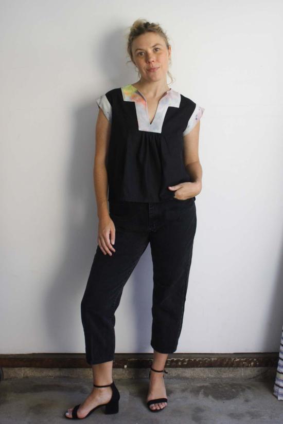  Myrtle x Parry Dodge 블라우스 머틀 X 패리 닷지 제니 탑 - OTHER BRANDS