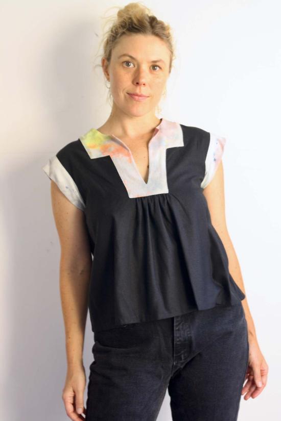  Myrtle x Parry Dodge 블라우스 머틀 X 패리 닷지 제니 탑 - OTHER BRANDS