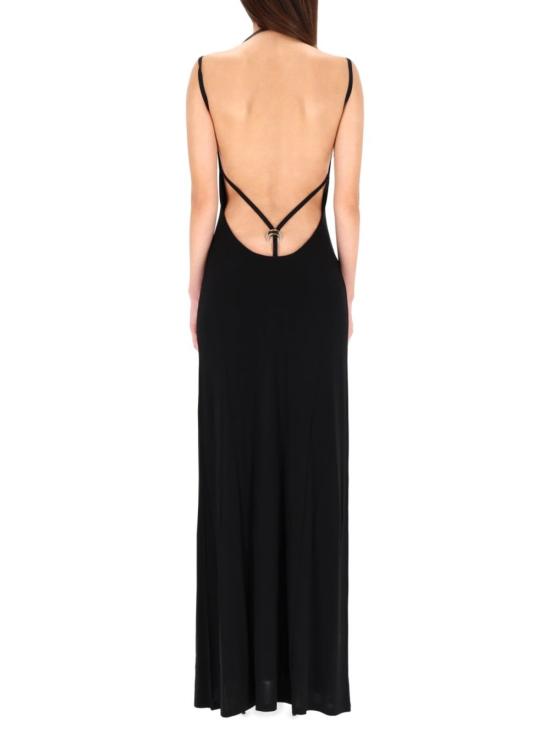  마린세르 롱 원피스 마린 세르 롱 저지 드레스 블랙 - MARINE SERRE