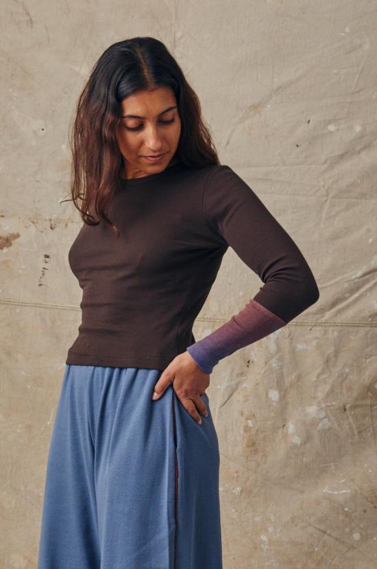  메종 마르코시안 긴팔 티셔츠 플루토 그라디언트 롱슬리브 셔츠 - MAISON MARKOSIAN