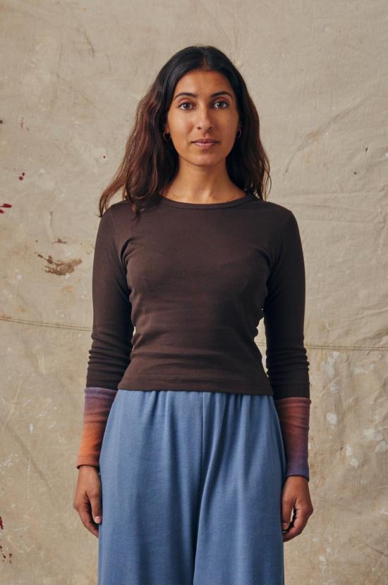  메종 마르코시안 긴팔 티셔츠 플루토 그라디언트 롱슬리브 셔츠 - MAISON MARKOSIAN