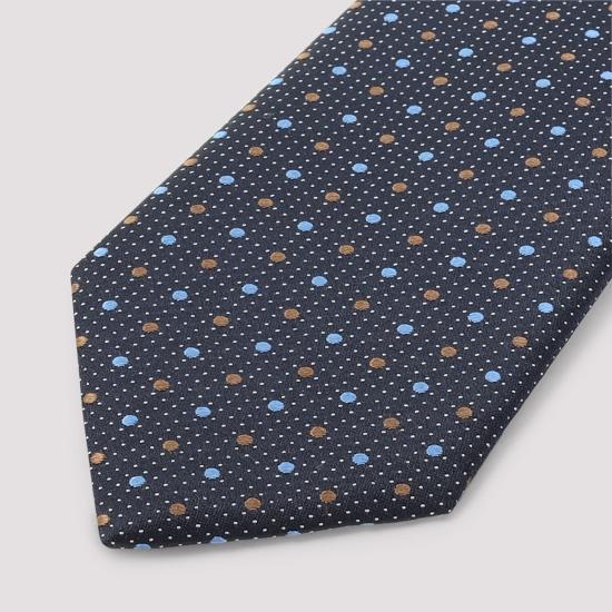  조르지오 아르마니 넥타이 실크  (블루) - GIORGIO ARMANI