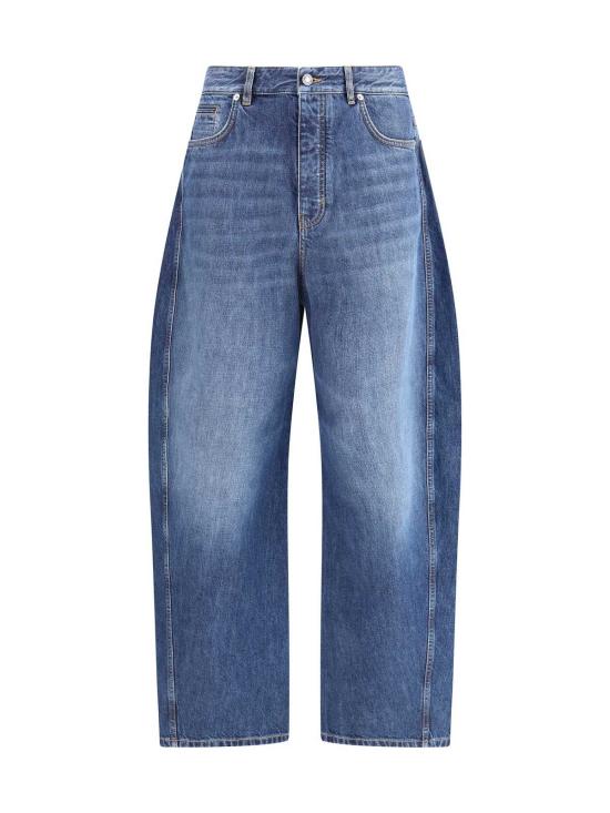  지방시 데님 팬츠 오버사이즈 진 다크 블루