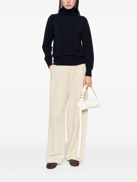  엠포리오 아르마니 터틀넥 캐시미어  스웨터 블루 - EMPORIO ARMANI