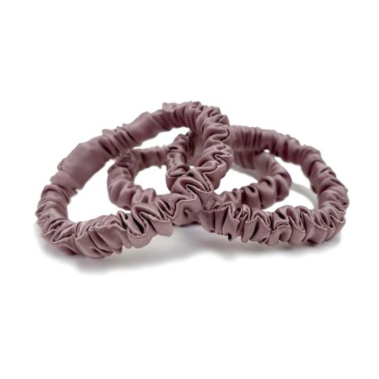  크리스텔 바라자 헤어 액세서리 실크 헤어 타이즈 모브