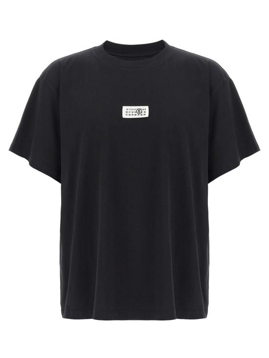  MM6 메종마르지엘라 탑 Mm6 메종 마르지엘라 숫자 시그니처 Mm6 티셔츠