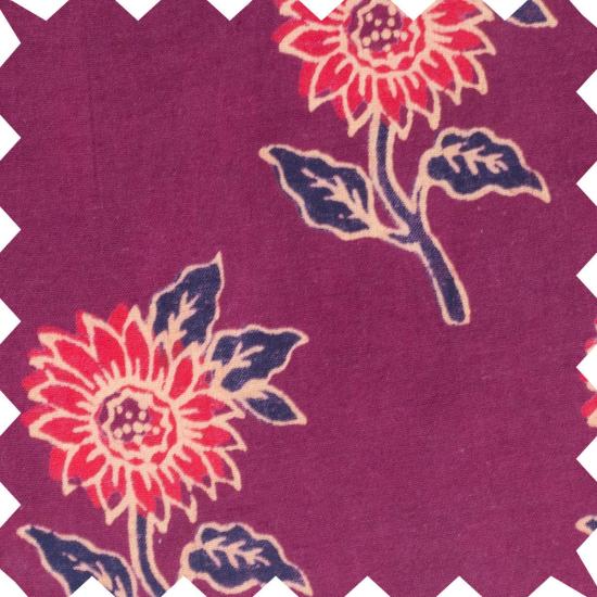  [키즈] Beet World 원피스 키즈 비트 월드 벨벳 트리밍 긴팔 티어드 스커트 드레스 (보라색/빨간색) - BEET WORLD