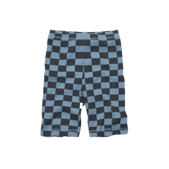  [키즈] 메인 스토리 쇼츠/버뮤다 어린이  사이클링 쇼트 스톤 블루 체크