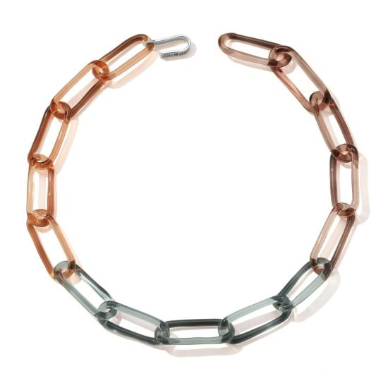  제인 다렌스부르그 목걸이/팬던트 제인 다렌스버그 오벌 초커 그레이/플럼 - JANE DARENSBOURG