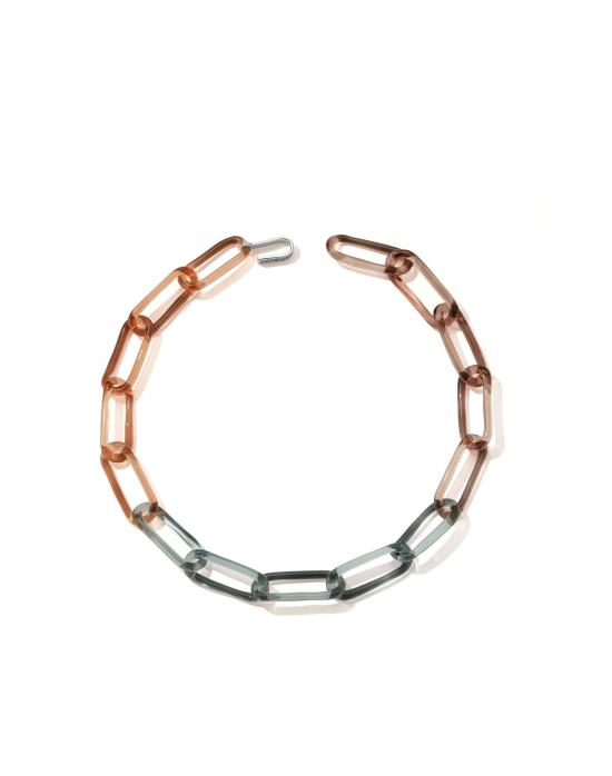  제인 다렌스부르그 목걸이/팬던트 제인 다렌스버그 오벌 초커 그레이/플럼 - JANE DARENSBOURG