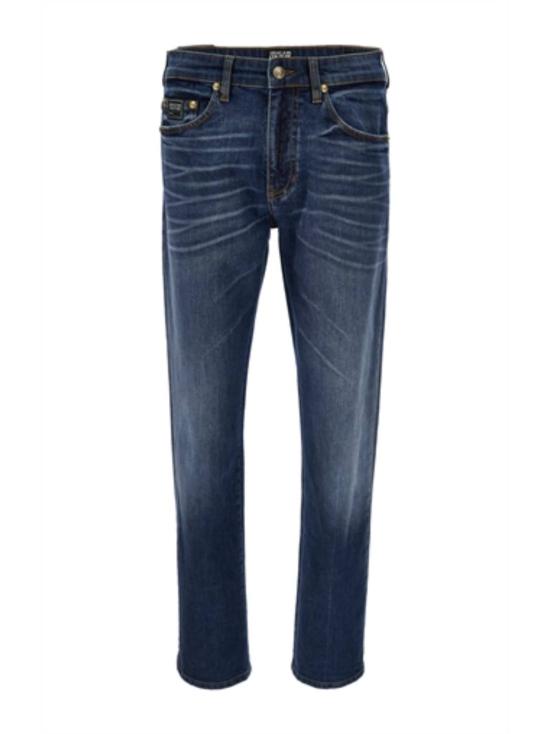  베르사체 데님 팬츠 진 쿠튀르 데님 진 블루