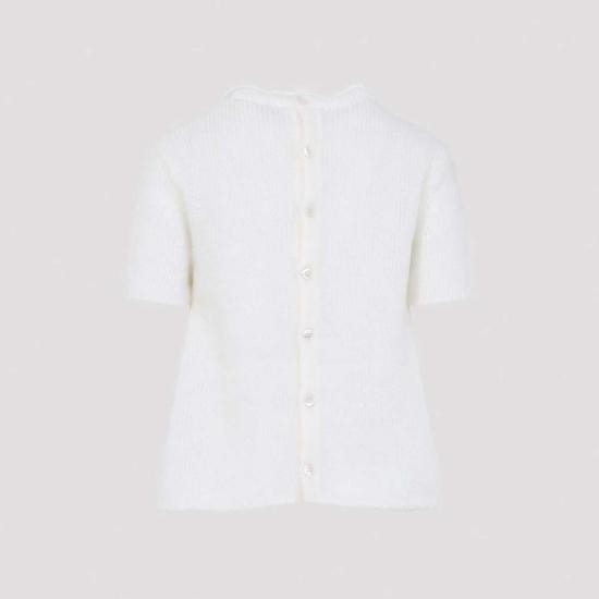  로에베 스웨터 반팔  화이트 - LOEWE