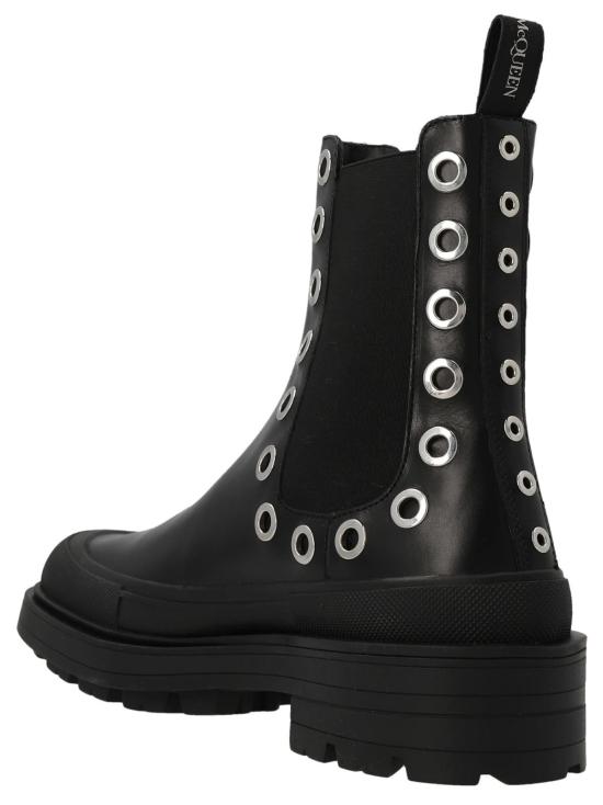  알렉산더 맥퀸 부츠 박스카 앵클  블랙 - ALEXANDER MCQUEEN