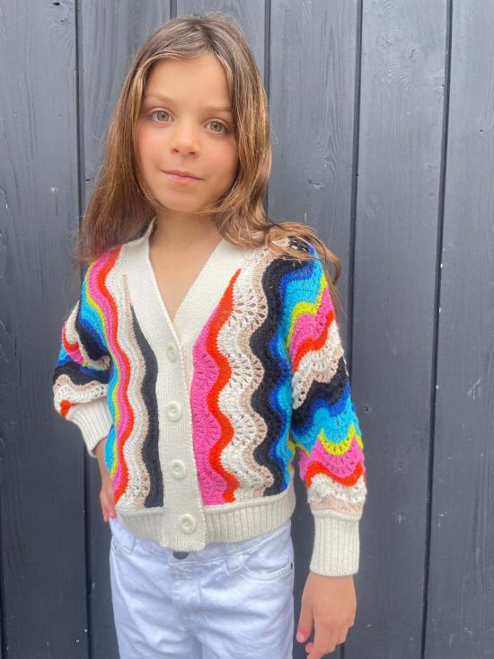  [키즈] ELEVEN SIX 풀오버 키즈 일레븐 식스 루나 카디건 멀티 컬러 - OTHER BRANDS