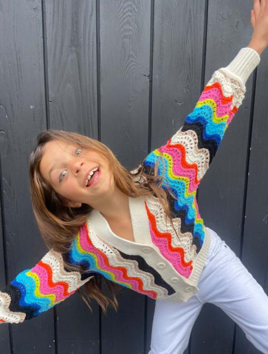  [키즈] ELEVEN SIX 풀오버 키즈 일레븐 식스 루나 카디건 멀티 컬러 - OTHER BRANDS