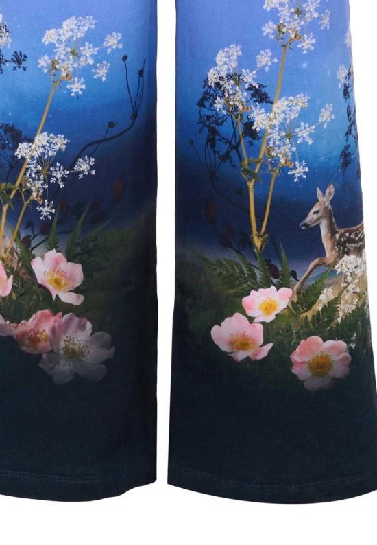  [키즈] 몰로 트레이닝/조거 팬츠 아동용 꽃무늬 파란색 바지 - MOLO