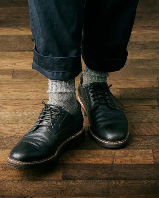  Yahae 양말 야하에 내추럴 블랙 워시 오가닉 코튼 골지 - OTHER BRANDS