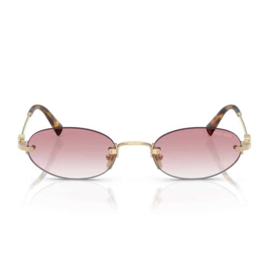  미우미우 안경 Miu Miu 0 Mu A54 S 로고 선글라스 Oro Pallido