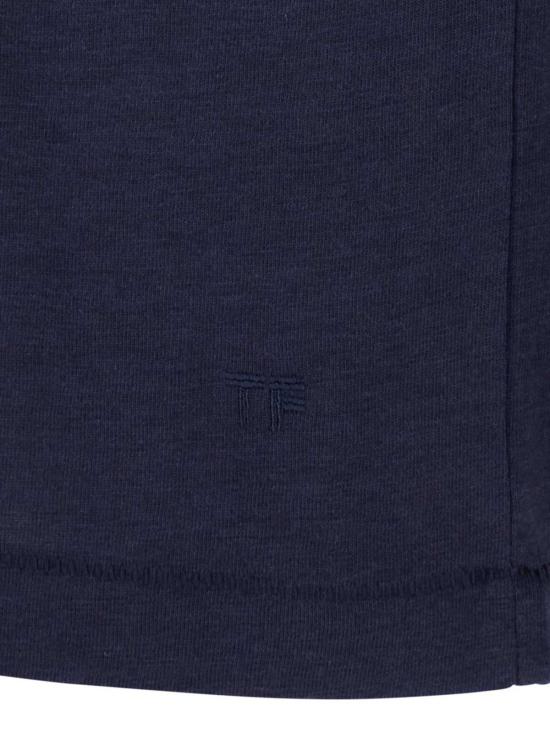  톰포드 반팔 티셔츠 톰 포드 크루넥 로고 자수 티셔츠 (블루) - TOMFORD